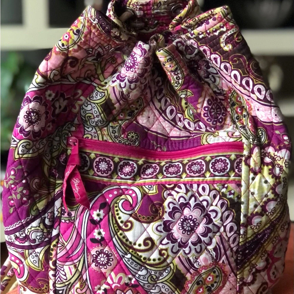 VERA BRADLEY Drawstring Backsack